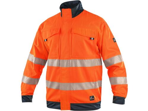 Blůza CXS HALIFAX, pánská, výstražná se síťovinou, oranžovo-modrá, vel. 58