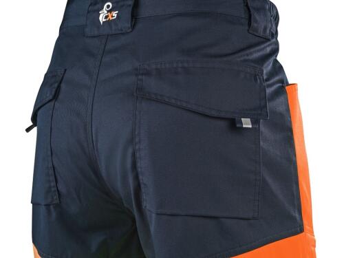 Kalhoty CXS HALIFAX, pánské, výstražné se síťovinou, oranžovo-modré, vel. 62