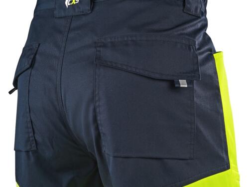 Zahradníky CXS HALIFAX, pánské, výstražné se síťovinou, žluto-modré, vel. 48