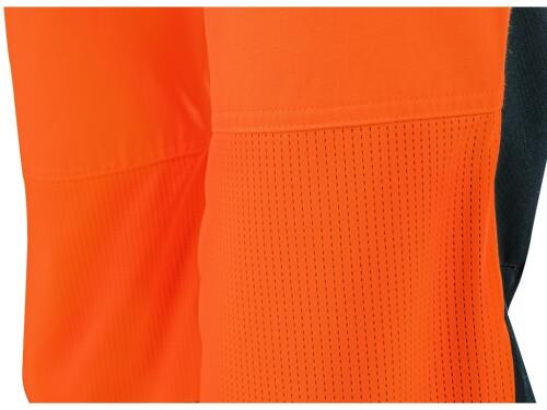 Zahradníky CXS HALIFAX, pánské, výstražné se síťovinou, oranžovo-modré, vel. 50