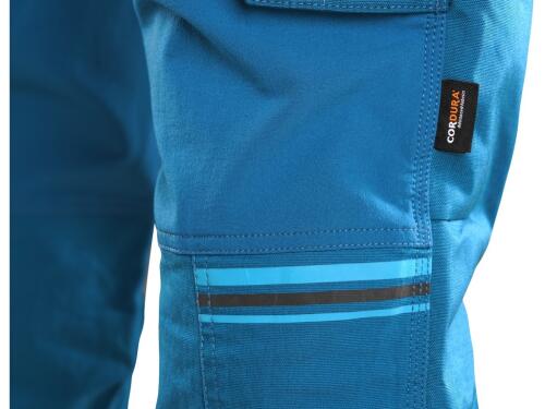 Kalhoty CXS LEONIS, pánské, stř. modré s černými doplňky, vel. 46