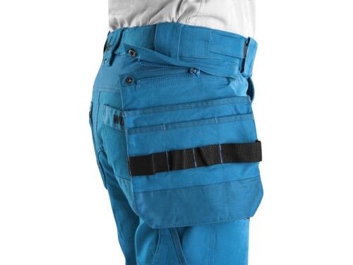 Kalhoty CXS LEONIS, pánské, stř. modré s černými doplňky, vel. 50
