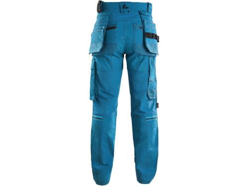 Kalhoty CXS LEONIS, pánské, stř. modré s černými doplňky, vel. 54