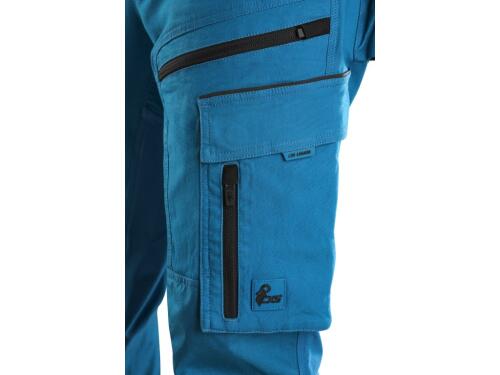 Kalhoty CXS LEONIS, pánské, stř. modré s černými doplňky, vel. 64