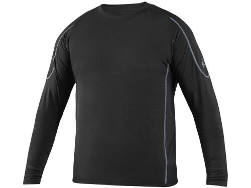 Tričko CXS REWARD, funkční, dlouhý rukáv, dětské, černo-modré, vel. 120