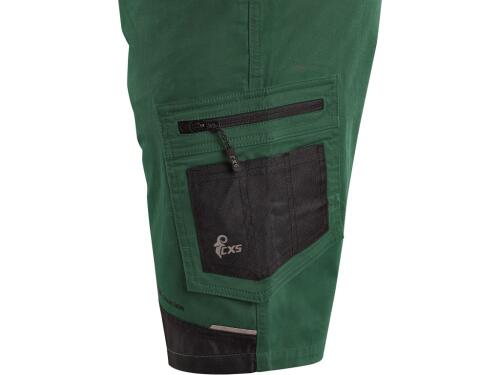 Szorty CXS SOLIS FLEX, męskie, kolor zielono-czarny, roz. 58