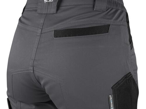 Kalhoty CXS SOLIS FLEX, dámské, šedo-černé