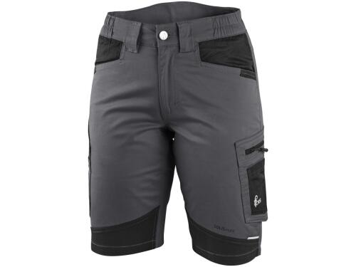 Kraťasy CXS SOLIS FLEX, dámské, šedo-černé, vel. 52