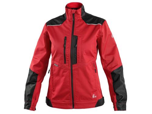 Blůza CXS SOLIS FLEX, dámská, červeno-černá