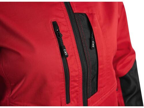 Blůza CXS SOLIS FLEX, dámská, červeno-černá