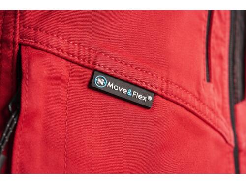 Blůza CXS SOLIS FLEX, dámská, červeno-černá