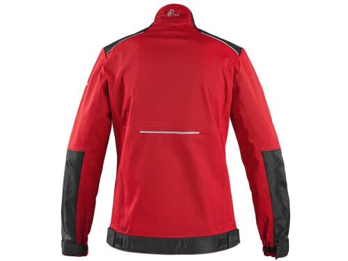 Blůza CXS SOLIS FLEX, dámská, červeno-černá, vel. 2XL