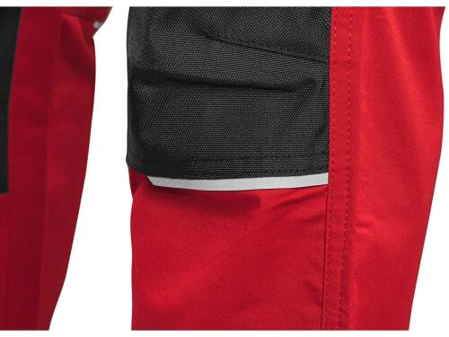 Kalhoty CXS SOLIS FLEX, dámské, červeno-černé