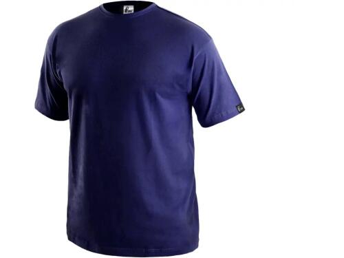 Tričko CXS DANIEL, krátký rukáv, tmavě modré, vel. 5XL