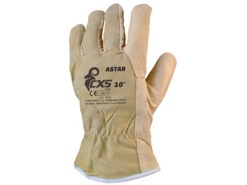 Rukavice CXS ASTAR, kožené, vel. 09