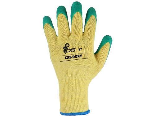Rukavice CXS ROXY, máčené v latexu, vel. 10