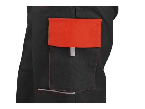 Kalhoty CXS LUXY JOSEF, pánské, černo-oranžové, vel. 50