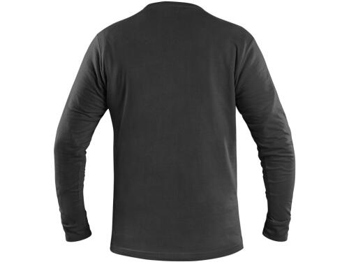 Tričko CXS PETR, dlouhý rukáv, černé, vel. M