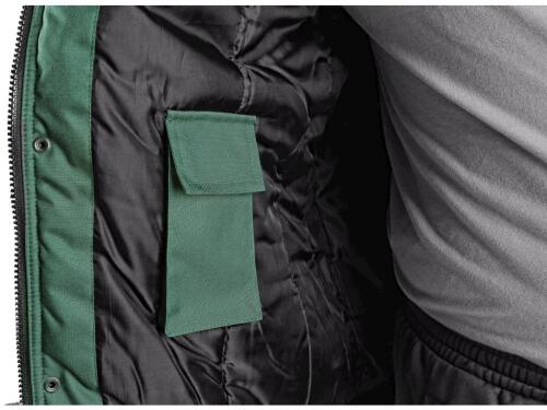 Bunda CXS IRVINE, zimní, pánská, zeleno-černá, vel. 2XL