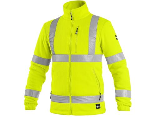 Bunda CXS PRESTON, výstražná, žlutá, vel. 2XL