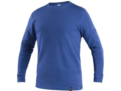 Tričko CXS PETR, dlouhý rukáv, středně modrá, vel. 2XL