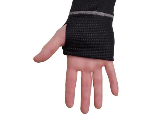 Tričko COOLDRY, funkční, dlouhý rukáv, pánské, černo-šedé, vel. XL