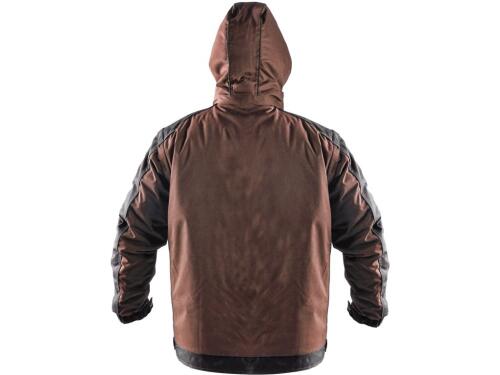 Bunda CXS IRVINE, zimní, pánská, hnědo-černá, vel. 4XL