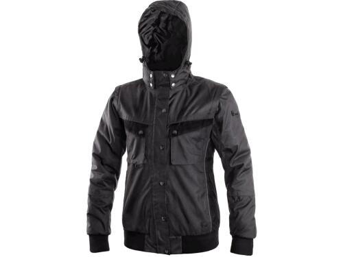 Bunda CXS IRVINE, zimní, dámská, šedo-černá, vel. 2XL