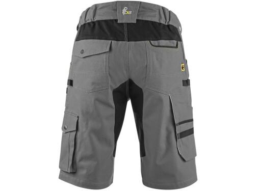 Kraťasy CXS STRETCH, pánské, šedo-černé, vel. 56