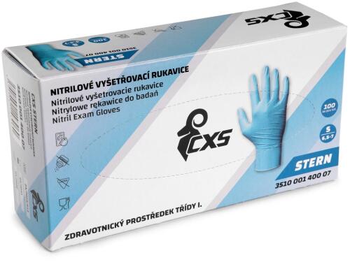 Rukavice CXS STERN, jednorázové, nitrilové, vel. 09