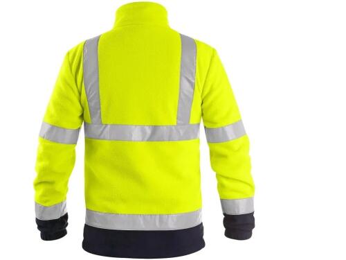 Bunda CXS PRESTON, výstražná, žluto-modrá, vel. 2XL