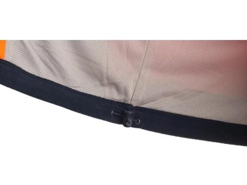 Bunda CXS PRESTON, výstražná, oranžovo-modrá, vel. L