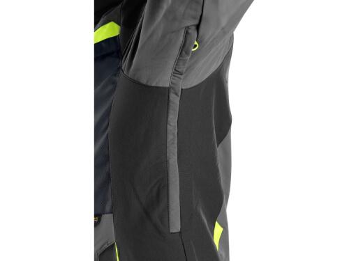 Blůza CXS NAOS, pánská, šedo-černá, HV žluté doplňky, roz. 64