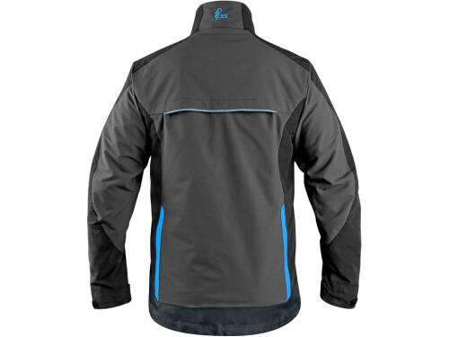 Blůza CXS NAOS, pánská, šedo-černá, HV modré doplňky, vel. 60