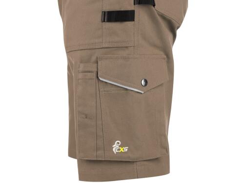 Kraťasy CXS STRETCH, pánské, béžovo-černé, vel. 52