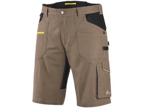 Kraťasy CXS STRETCH, pánské, béžovo-černé, vel. 58