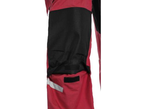 Kalhoty CXS STRETCH, pánské, červeno - černé, vel. 56