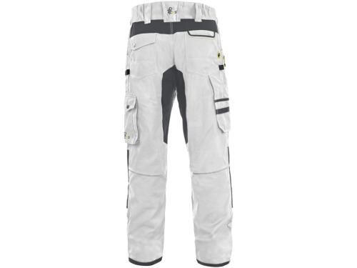 Kalhoty CXS STRETCH, pánské, bílo - šedé, vel. 52