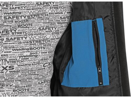 Bunda CXS STRETCH, pánská, softshell, středně modrá, vel. 3XL