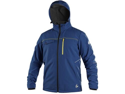 Bunda CXS STRETCH, pánská, softshell, tmavě modrá, vel. XXL
