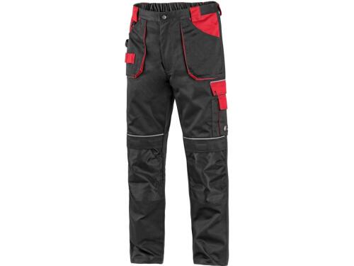 Kalhoty CXS ORION TEODOR, pánské, černo-červené, vel. 46