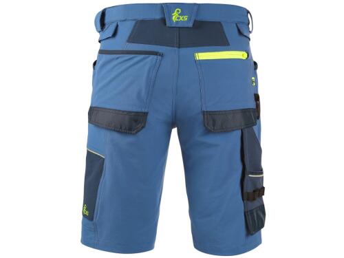 Kraťasy CXS NAOS pánské, modro-modré, HV žluté doplňky, vel. 50
