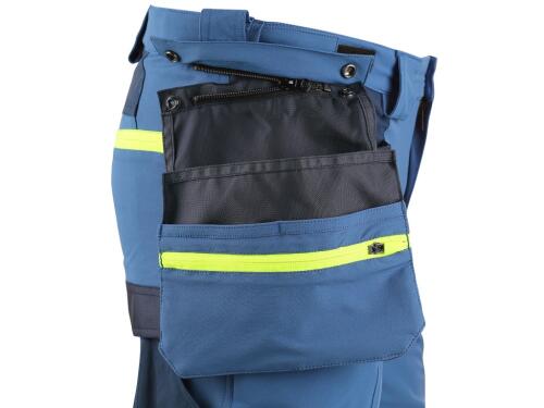 Kraťasy CXS NAOS pánské, modro-modré, HV žluté doplňky, vel. 58
