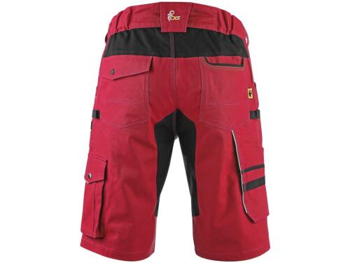 Kraťasy CXS STRETCH pánské, červeno-černé, vel. 48