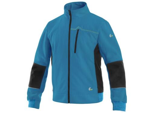 Mikina CXS TEXAS, pánská, středně modrá-černá, vel. 4XL