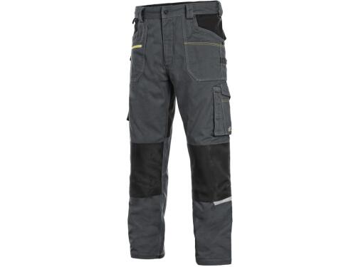 Kalhoty CXS STRETCH, pánské, tmavě šedo-černá, vel. 54