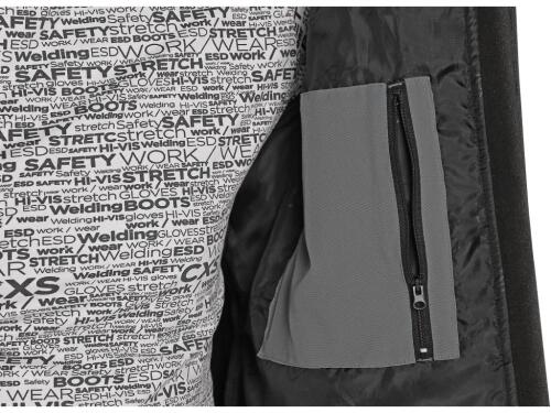 Bunda CXS STRETCH, pánská, softshell, šedá, vel. 2XL