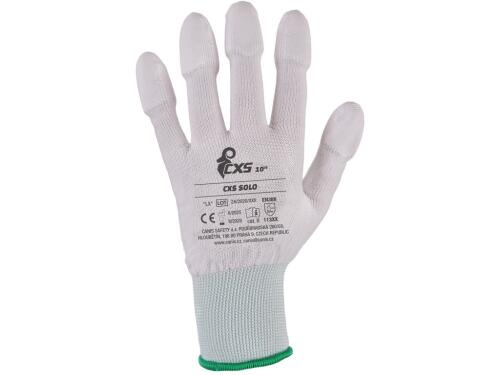 Rukavice CXS SOLO, máčené v polyuretanu, vel. 06