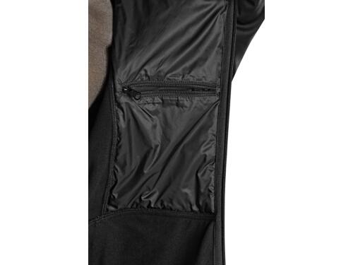 Bunda CXS LEONIS, pánská, černá s HV modro/červenými doplňky, vel. 3XL